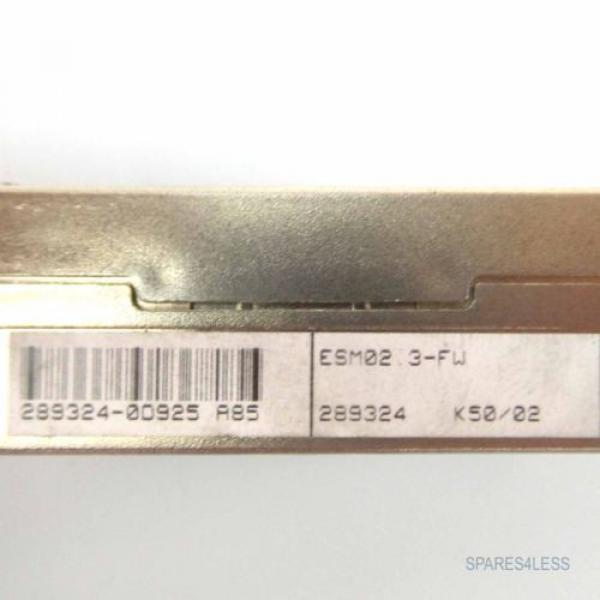 Rexroth Canada Germany Indramat Programmiermodul ESM02.3-FW 289324 GEB #2 image