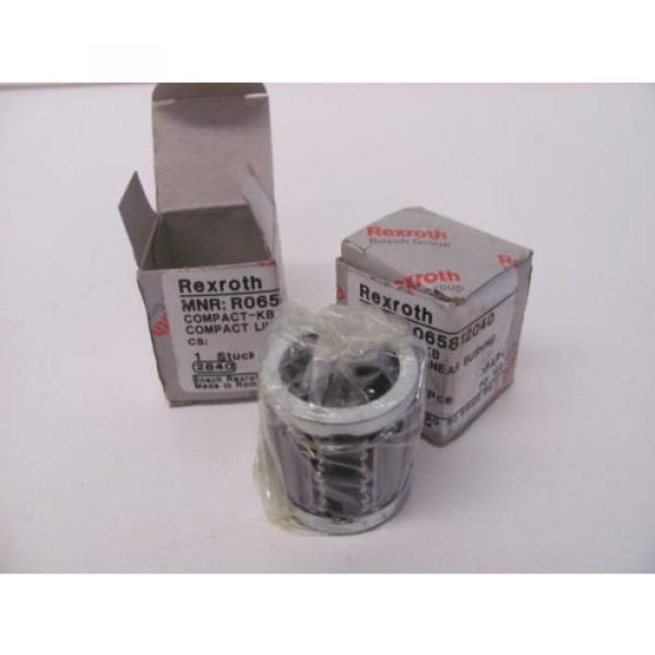 LOT Mexico Korea OF 2 REXROTH R065812040 COMPACT LINEAR BUSHING NIB!!! #1 image