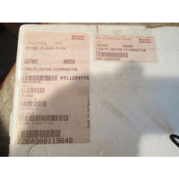 NEW Korea china IN BOX! BOSCH REXROTH INDRAMAT SERVO DRIVE DKC06.3-040-7-FW / R911279775 #11 image