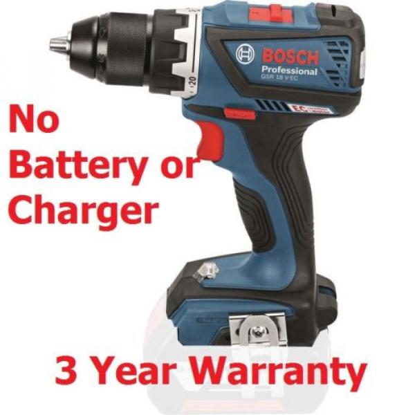 Bosch GSR 18 V-EC 18Volt BARE TOOL Combi Drill 06019E8100 3165140794688 #1 image