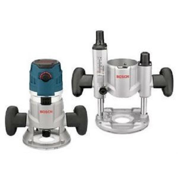 BOSCH MRC23EVSK ROUTER SYSTEM KIT FIXED &amp; PLUNGE BASE 1/4 &amp; 1/2 COLLET ELECTRIC #1 image