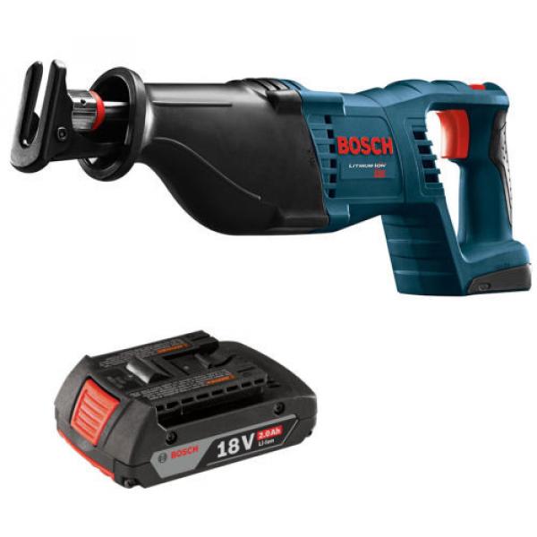 BOSCH CRS180B-RT 18 Volt Li-Ion Cordless Reciprocating Saw &amp; 18V BAT612 Battery #1 image