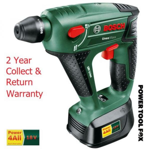 new Bosch UNEO Maxx Expert Cordless 2.0ah LithiumDrill 0603952372 3165140740180* #1 image