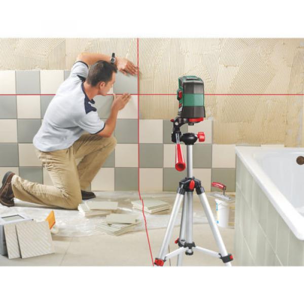 Bosch PCL20 Self-Levelling Cross Line Laser Level &amp; Tripod - 10m Range #9 image