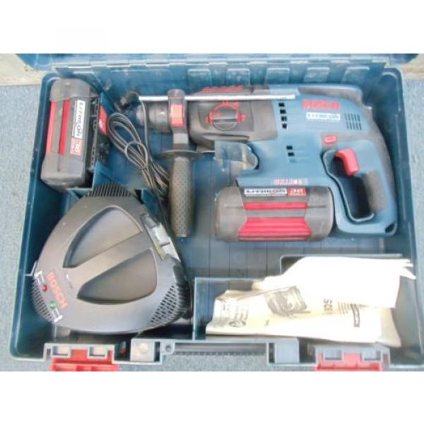 BOSCH 11536VSR BULLDOG 36V HAMMER DRILL W/2 BATTERIES, CHARGER, CASE #1 image