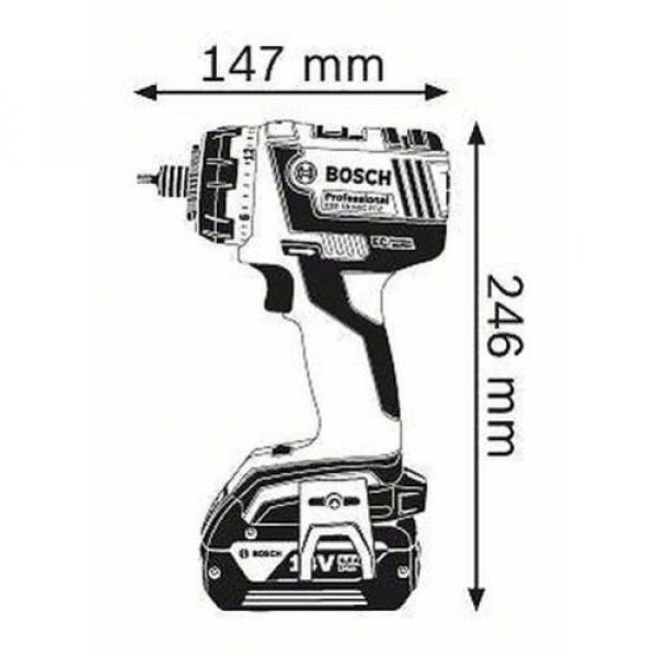 Bosch taladro de batería GSR 18V-EC FC2 con SDS Solo Grabación Modelo 06019E1109 #5 image