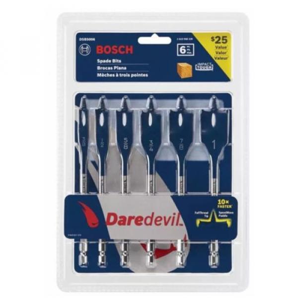 Brand New || Bosch Spade Bit Set Daredevil DSB5006 Impact Tough #1 image