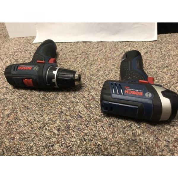 Bosch PS31 12V Max 3/8&#034; Cordless Drill PS41 1/4&#034; Impact Driver Li Ion Combo #4 image