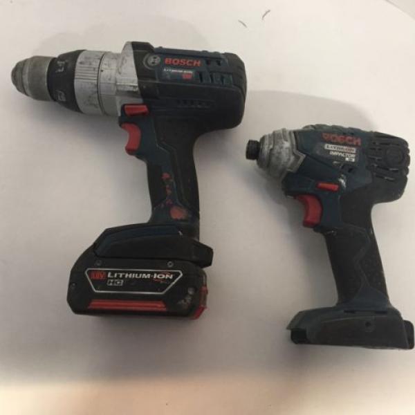 Bosch 18V Li-Ion Drill Driver &amp; Impact Driver Kit CLPK26-181 #1 image