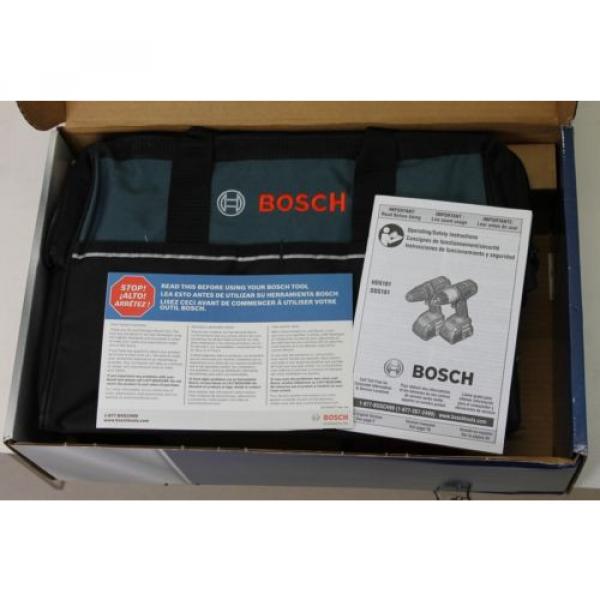 BNIB BOSCH 18V Max Cordless Lithium-Ion 2-Tool Combo Kit CLPK232-181 120V #5 image