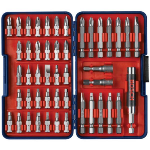 Bosch Titanium Tough Grip Coating 47-Piece Screwdriver Bit Set with Hard Case #1 image