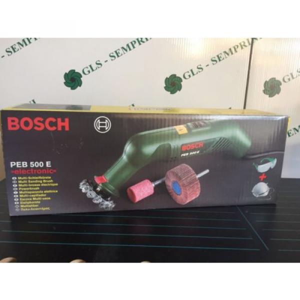 MULTISPAZZOLA LEVIGATRICE SMERIGLIATRICE ELETTRICA BOSCH PEB 500 E #1 image