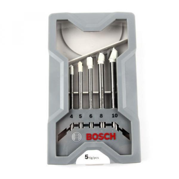 New Bosch CYL-9 Ceramic Tile Drill Bit Set 5Piece Glass Tools Accessories Bits #1 image