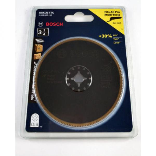 Bosch OSC314TC 3-1/4 Inch Bi-Metal Titanium Circular Saw Blade for Multi-Tool #1 image