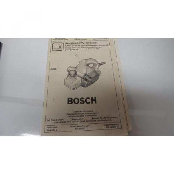 BOSCH 3365 PLANER 5AMP 18,000/MIN] (ST5013464) #3 image