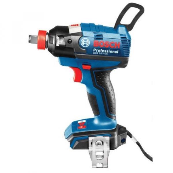 NEW! Bosch BRUSHLESS 18V Cordless Impact Driver Wrench Drill - GDX 18 V-EC BB #1 image