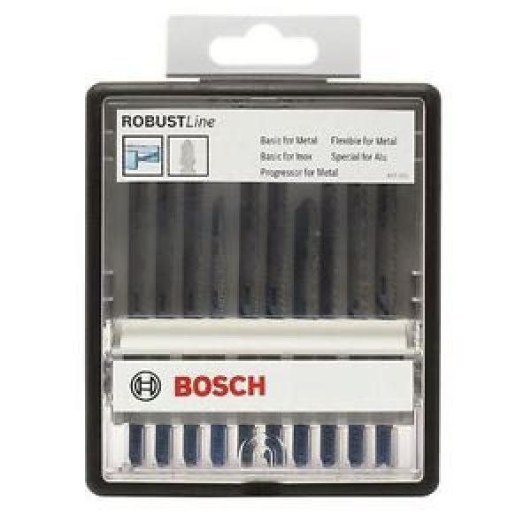 Bosch 2607010541 Robust Jigsaw Blade Set Metal 10Pc (CLEARANCE) #1 image