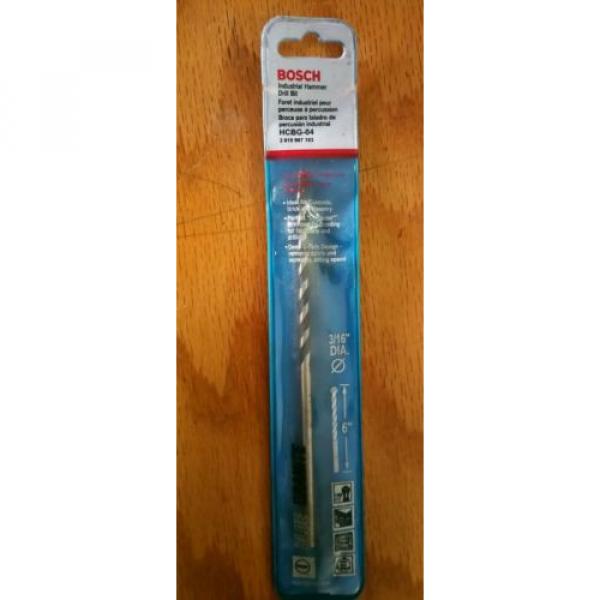 BOSCH HCBG04 BLUE GRANITE DRILL BIT 3/16&#039;&#039; x 6&#039;&#039; #1 image