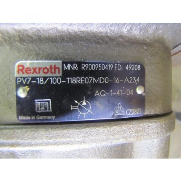 REXROTH India china PV7-18/100-118RE07MD0-16-A234 R900950419 VARIABLE VANE HYDRAULIC PUMP #2 image