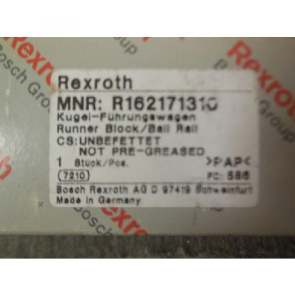 NEW Italy china REXROTH LINEAR BLOCK BEARING R162171310 #2 image