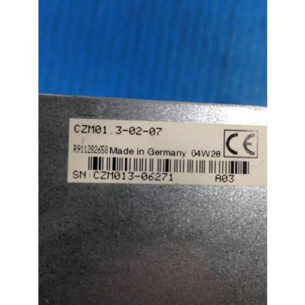 REXROTH Greece Singapore INDRAMAT CZM01.3-02-07 SERVO DRIVE USED CHEAP (U4) #4 image