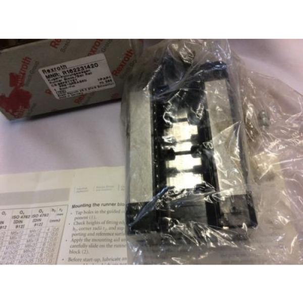 REXROTH Mexico India model# R162231420 runner block w/ ball bearing #1 image