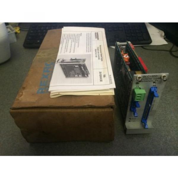 NIB Korea Greece REXROTH DIGITAL CLOSED LOOP CONTROLLER DLC-100 ES-43-A8-1790 #1 image