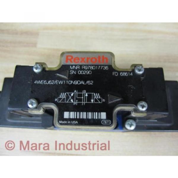 Rexroth Greece Singapore Bosch R978017736 Valve 4WE6J62/EW110N9DAL/62 - New No Box #2 image